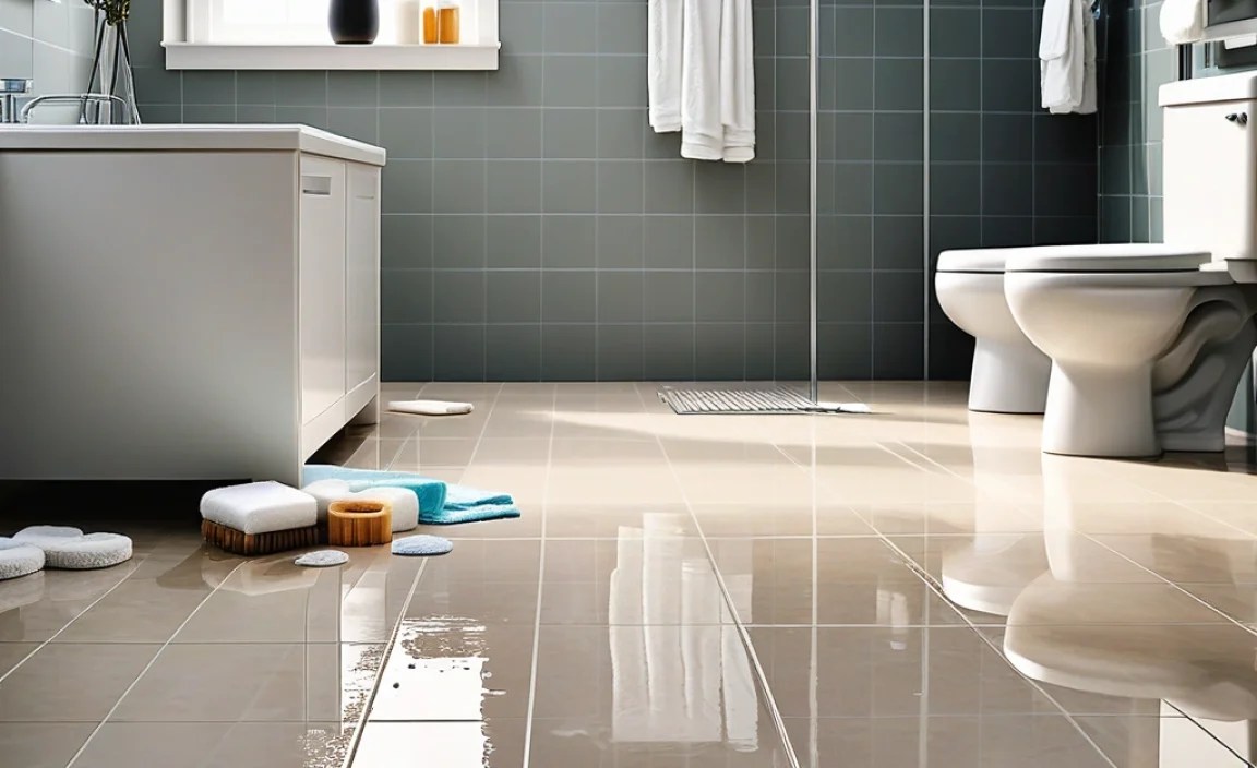 Disinfect Bathroom Floor