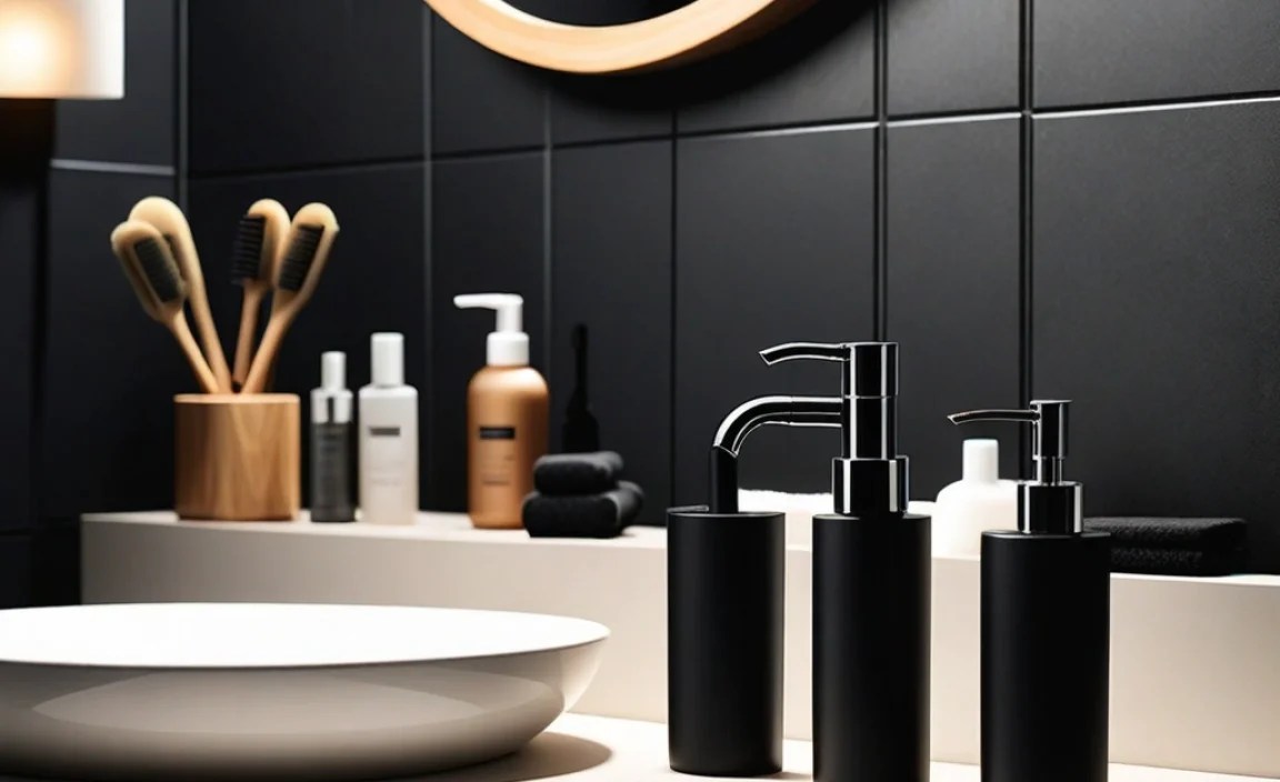 Essential Black Matte Accessories for Small Spaces