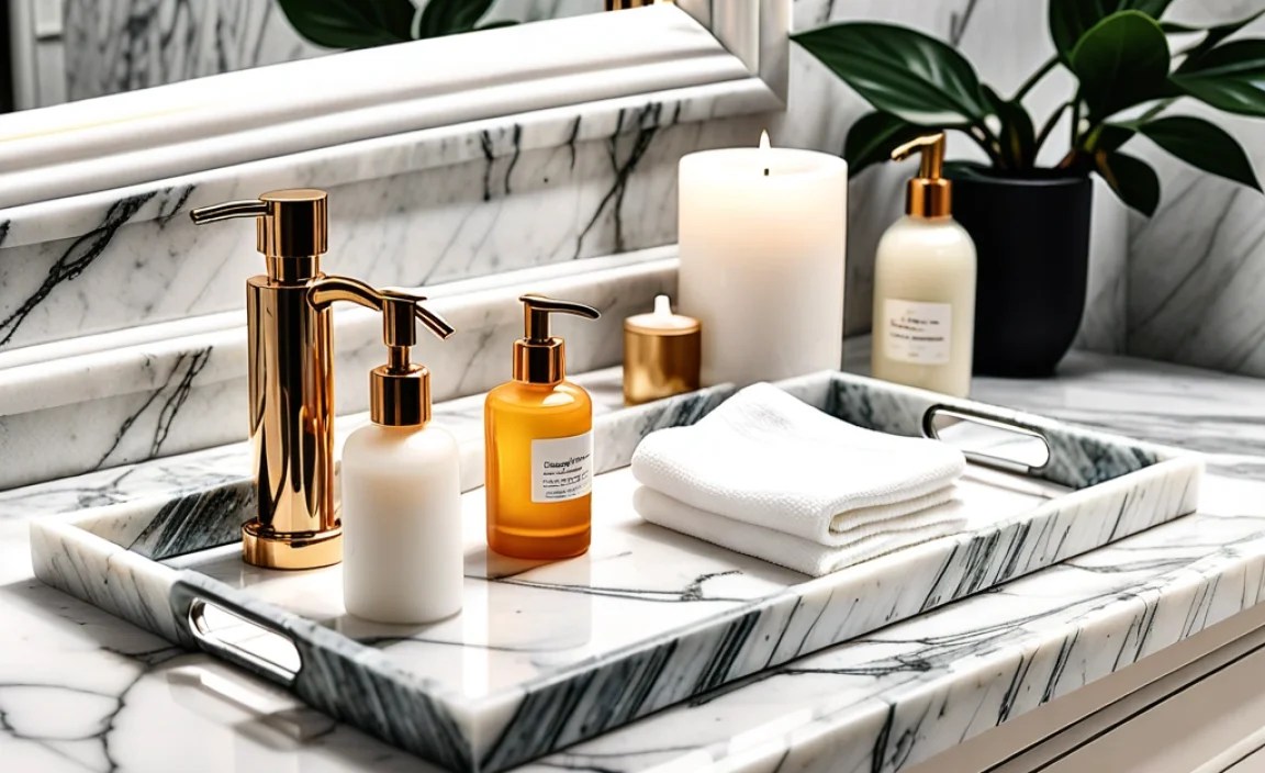 Finding Your Perfect Marble Bathroom Tray Under $20