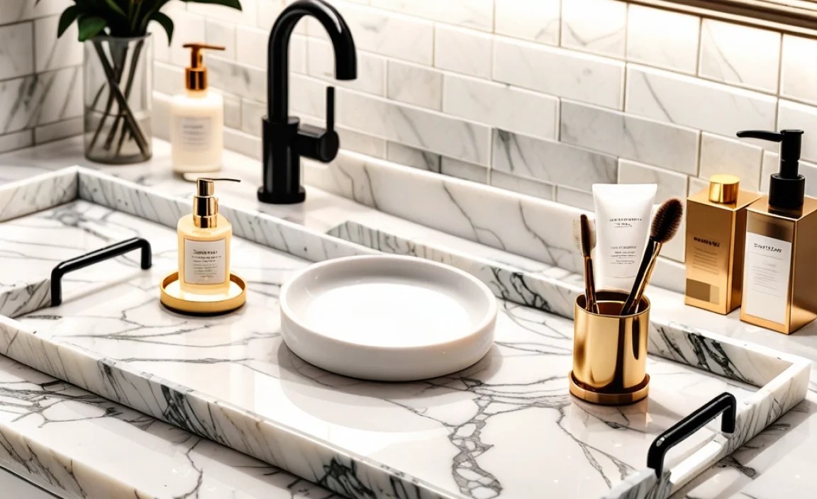 Transform Your Bathroom with a Budget-Friendly Marble Tray