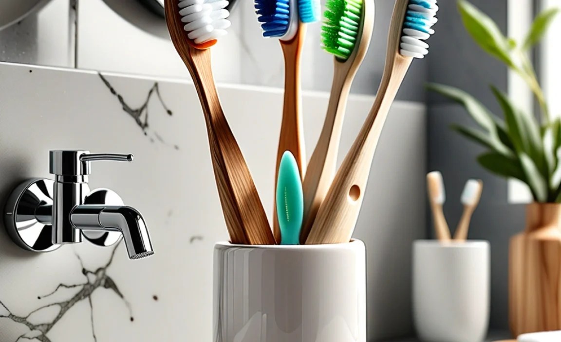 Unique Toothbrush Holder Materials