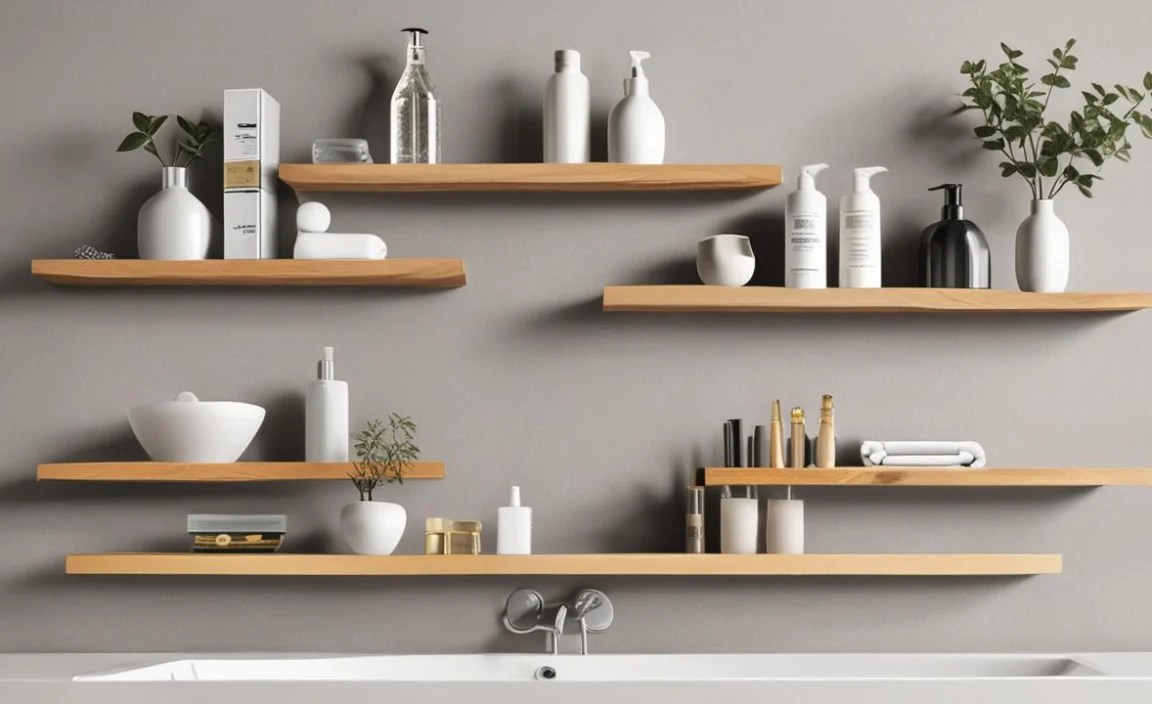 1. Floating Shelves
