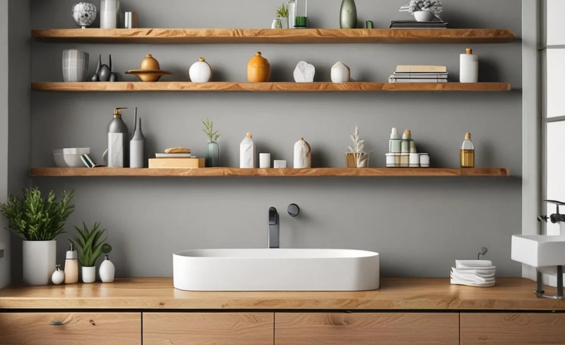 1. Floating Shelves: The Sleek and Versatile Choice