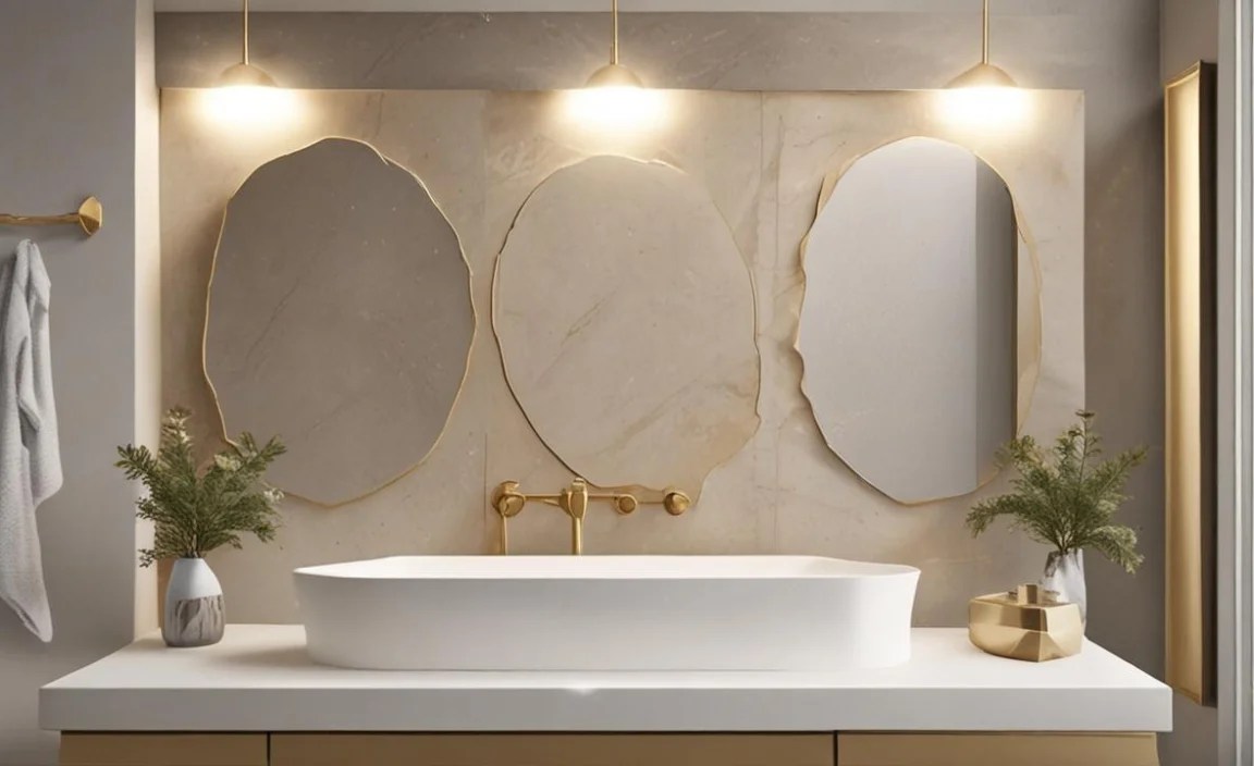 1. Gold Decorative Trays