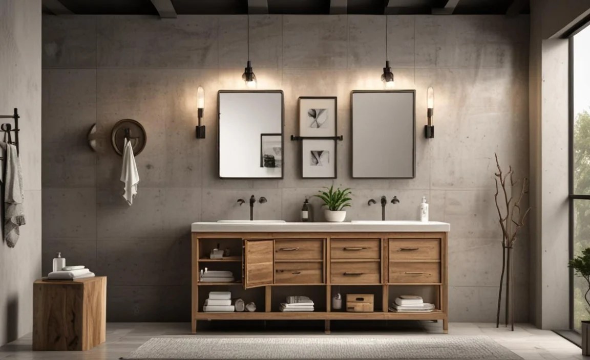 1. Rustic Towel Racks and Holders