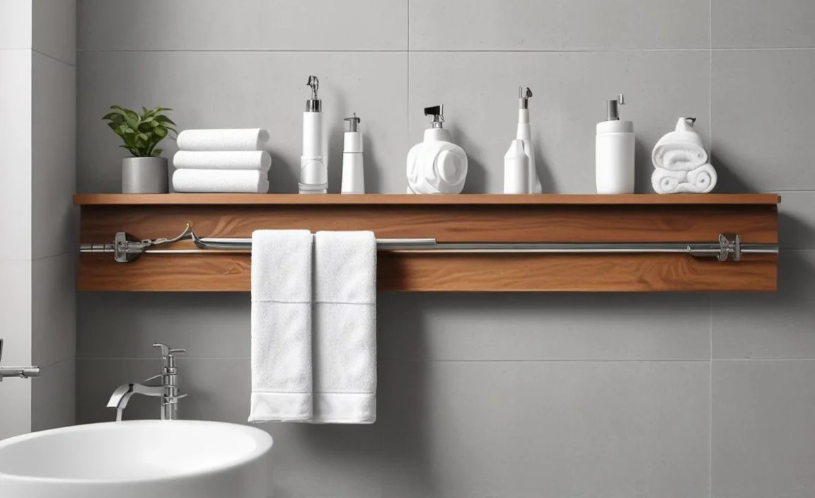 1. Single Towel Bars