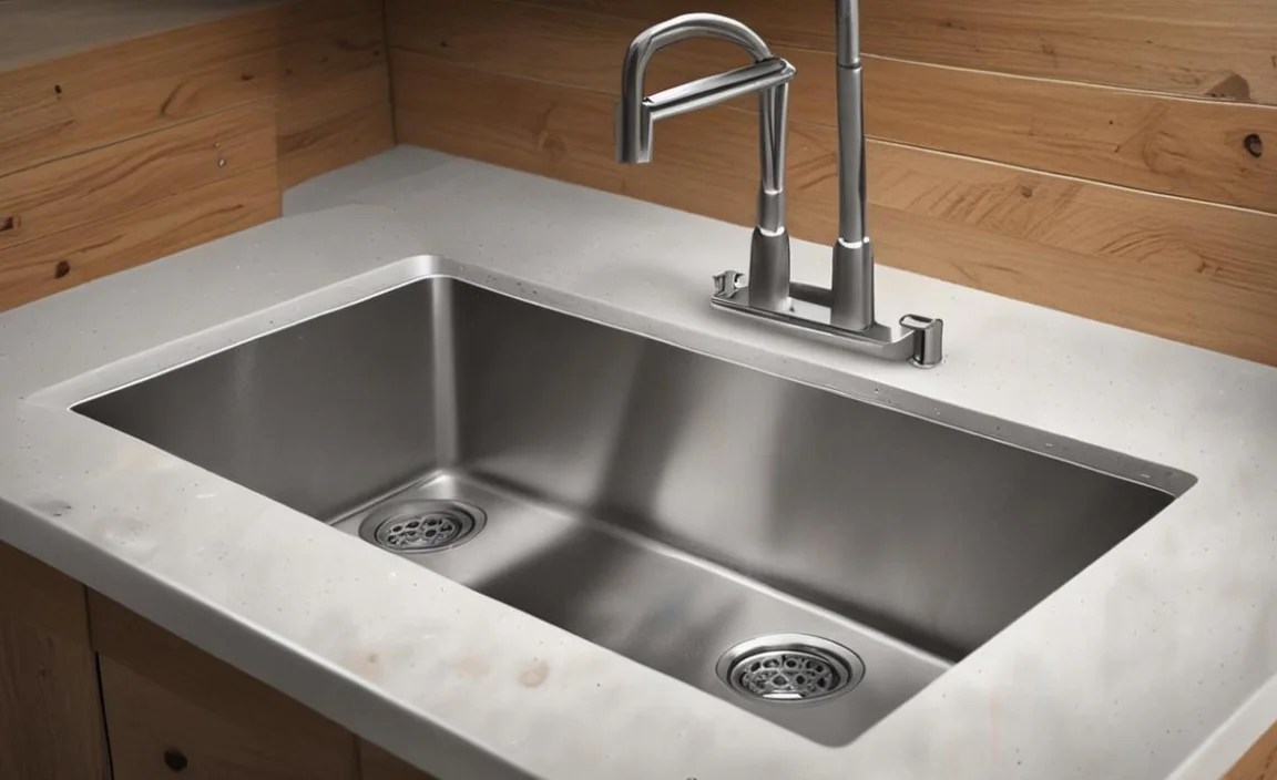1. Top-Mount (Drop-In) Sinks