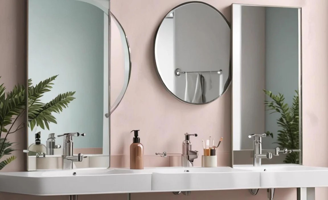 2. Colorful Mirror Stickers and Decals