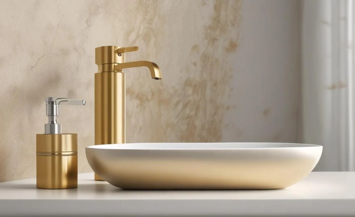 2. Gold Shower Fixtures
