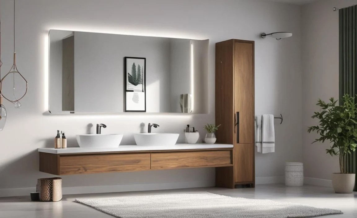 2. LED Mirror Lights and Vanity Lighting