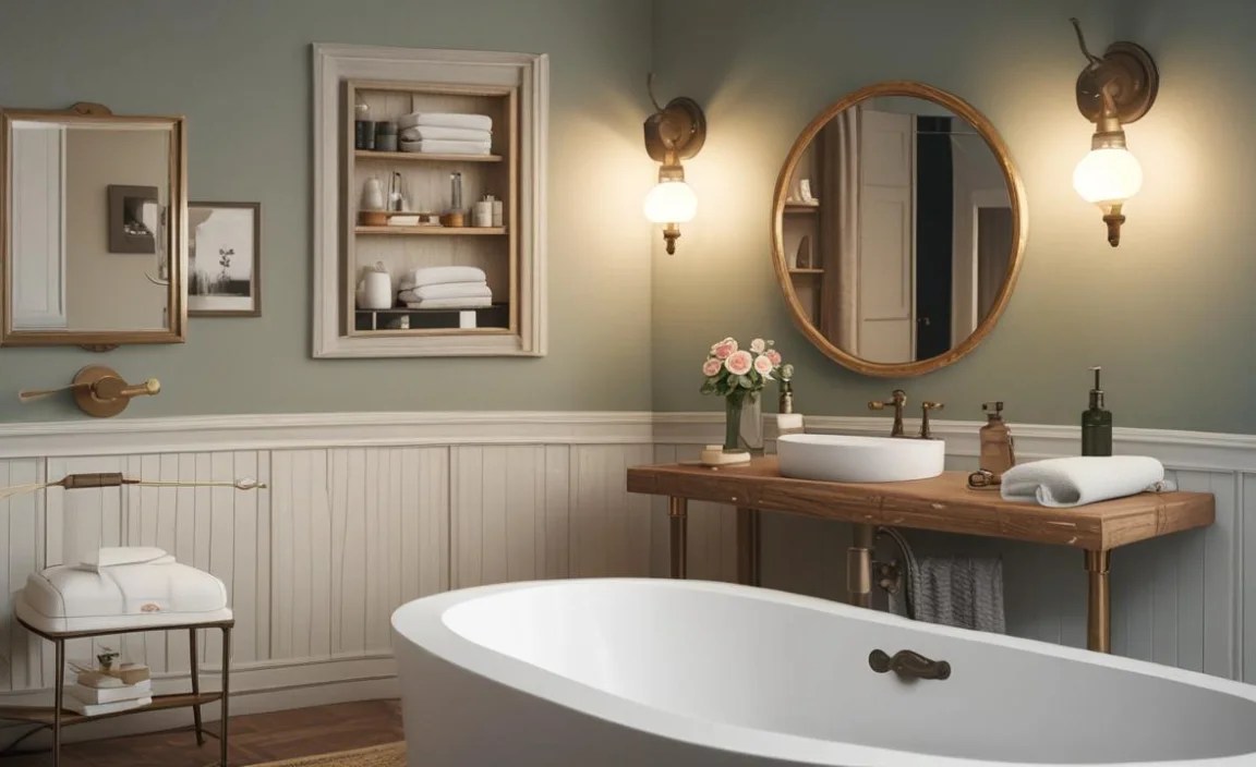 3. The Mid-Century Modern Bathroom