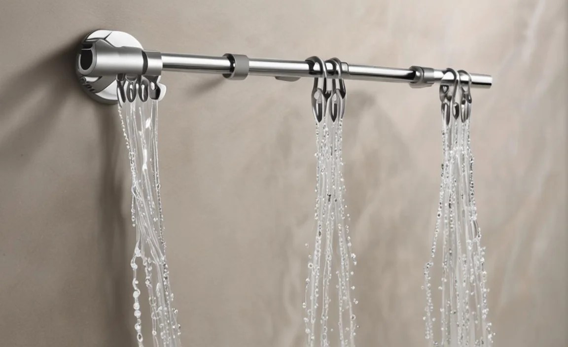4. Aluminum Shower Hooks