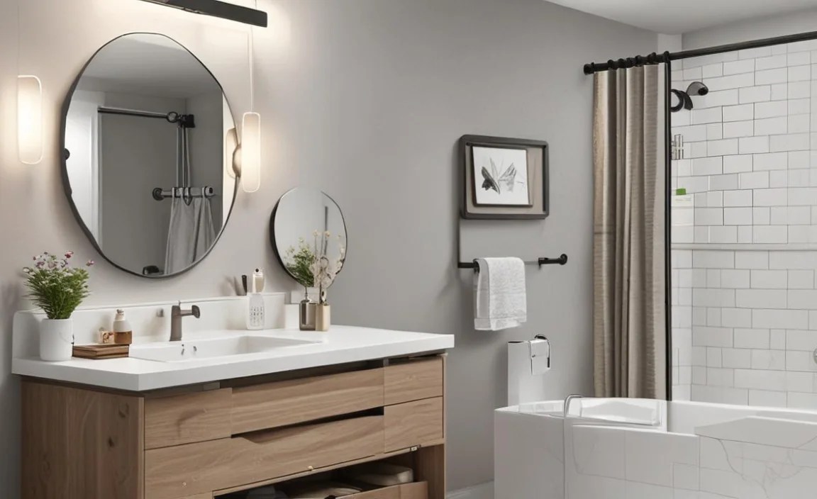 4. Lighting and Mirror Upgrades