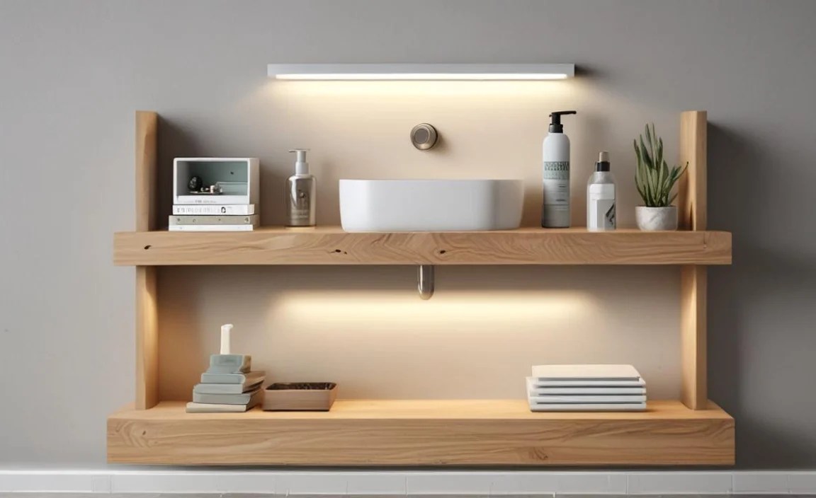 4. Wall-Mounted Organizers with Shelves