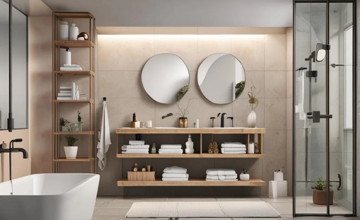 5. Bathroom Linen Organization