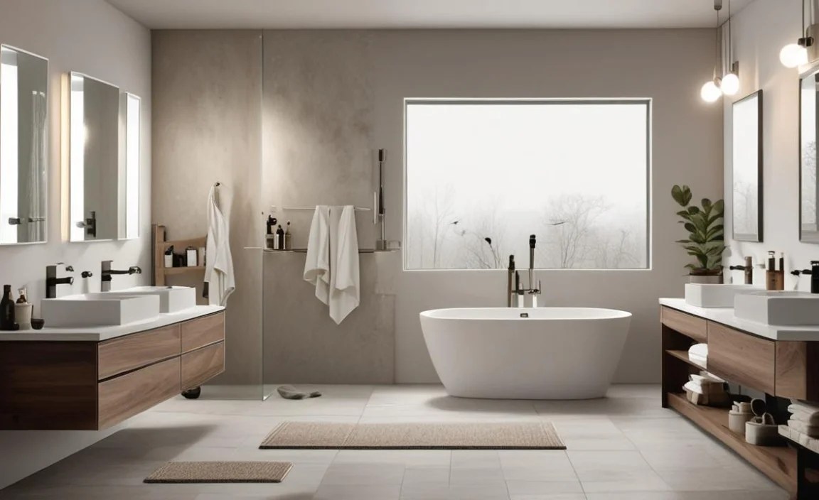 5. Shower Curtains and Mats: Adding Texture and Color