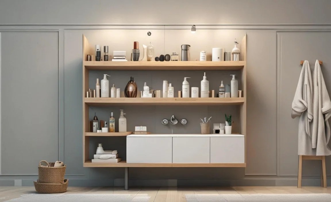 5. Tiered or Ladder Shelving