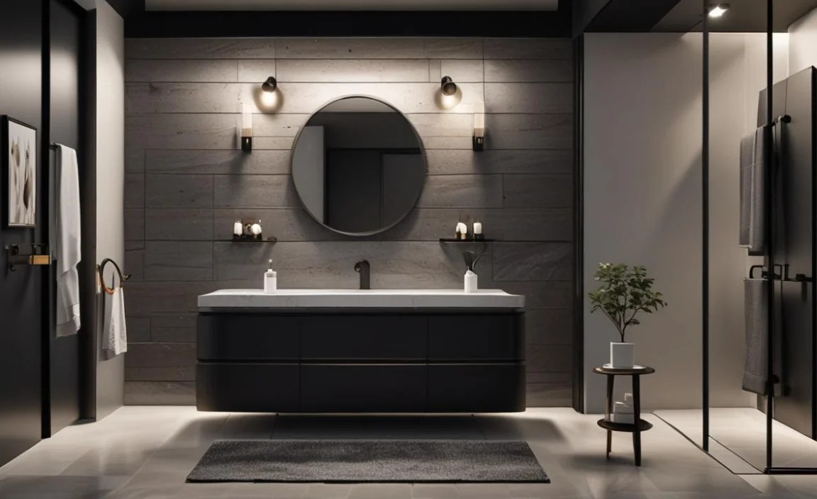 6. Bathroom Mirror Frames