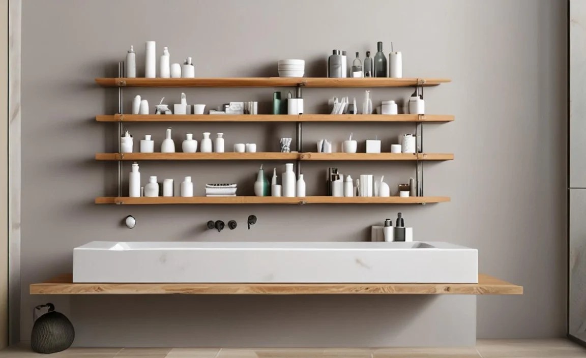 6. Ladder Shelves