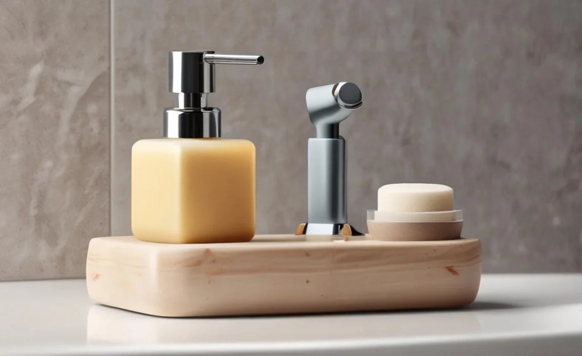 6. Shower Caddies with Soap Trays