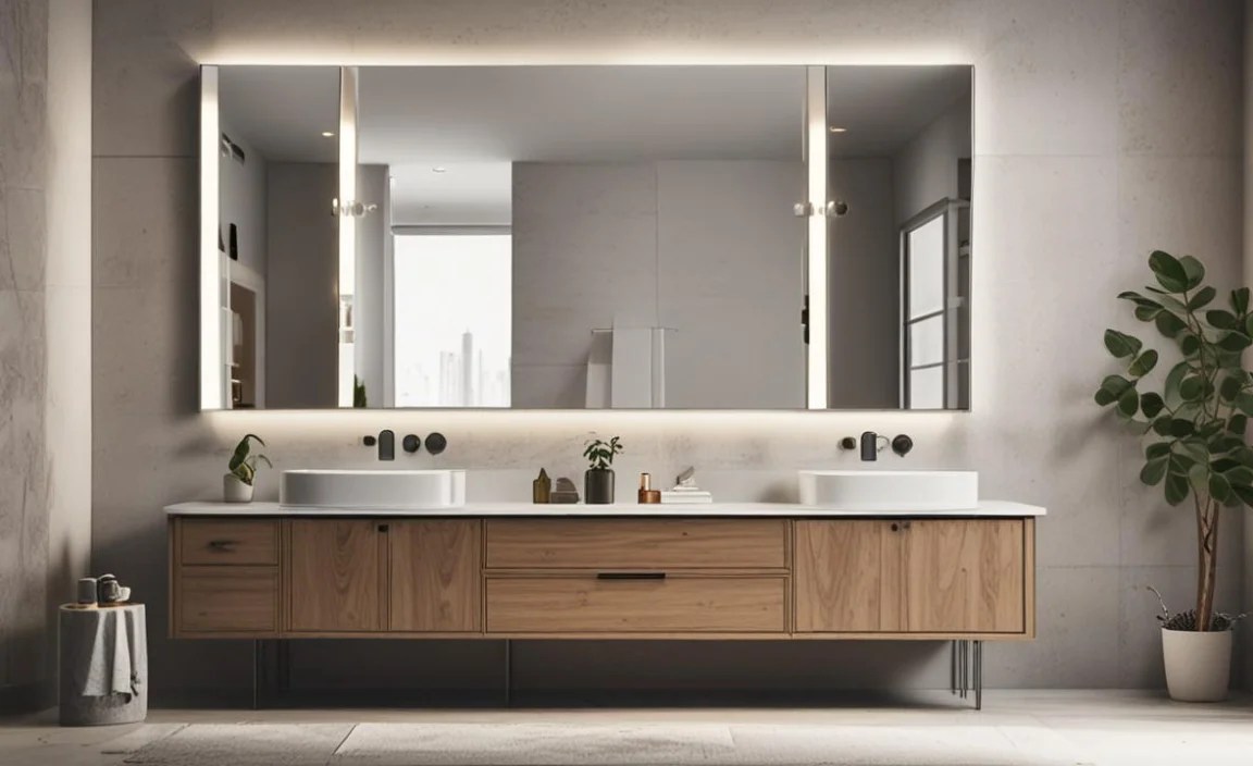 7. Integrated Shelving and Trays