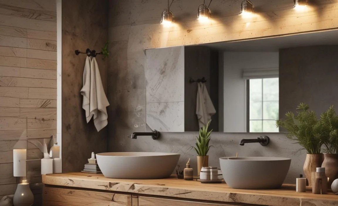 7. Rustic Waste Baskets and Tissue Covers