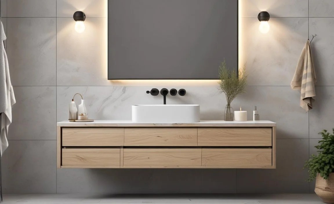 8. Integrated Storage Vanities and Countertops