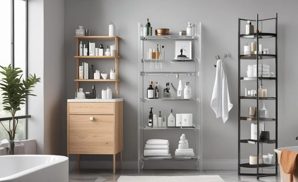 Acrylic Bathroom Organizers: Genius Space-Saving Solutions