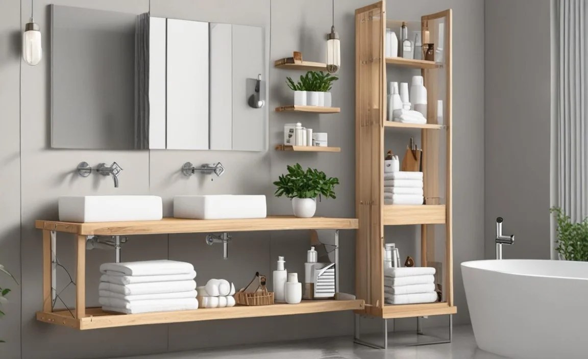 Acrylic Bathroom Organizers Set: Proven Efficiency