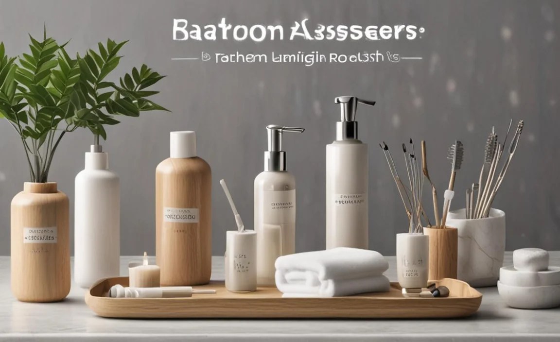 Bathroom Accessory Sets With Tray Bundle: Proven Essentials