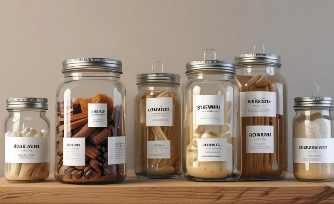 Bathroom Labels For Jars Latest: Genius Storage Solutions