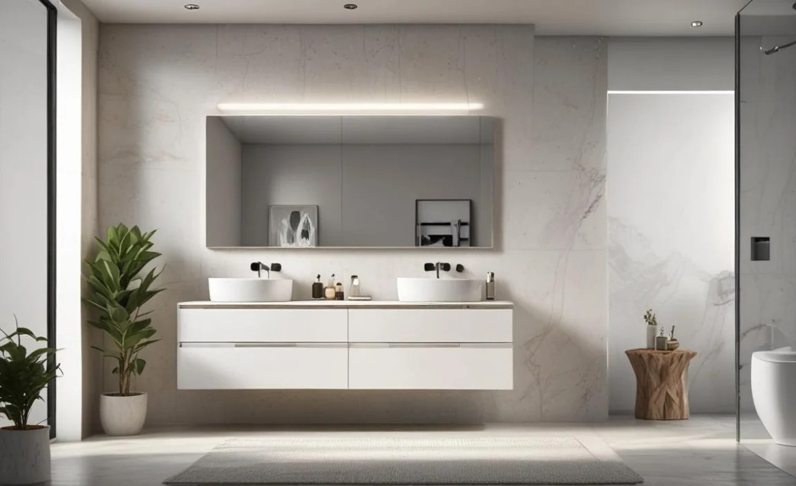 Built-in or Wall-Mounted Vanities