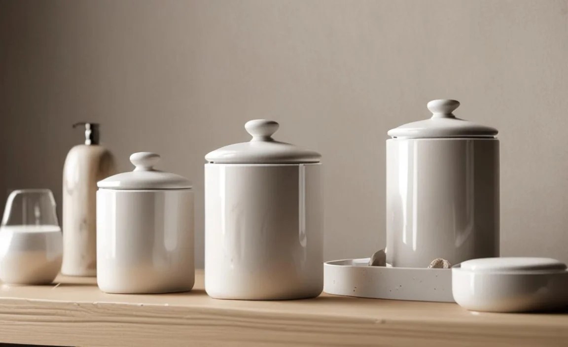 Caring for Your Decorative Bathroom Canisters