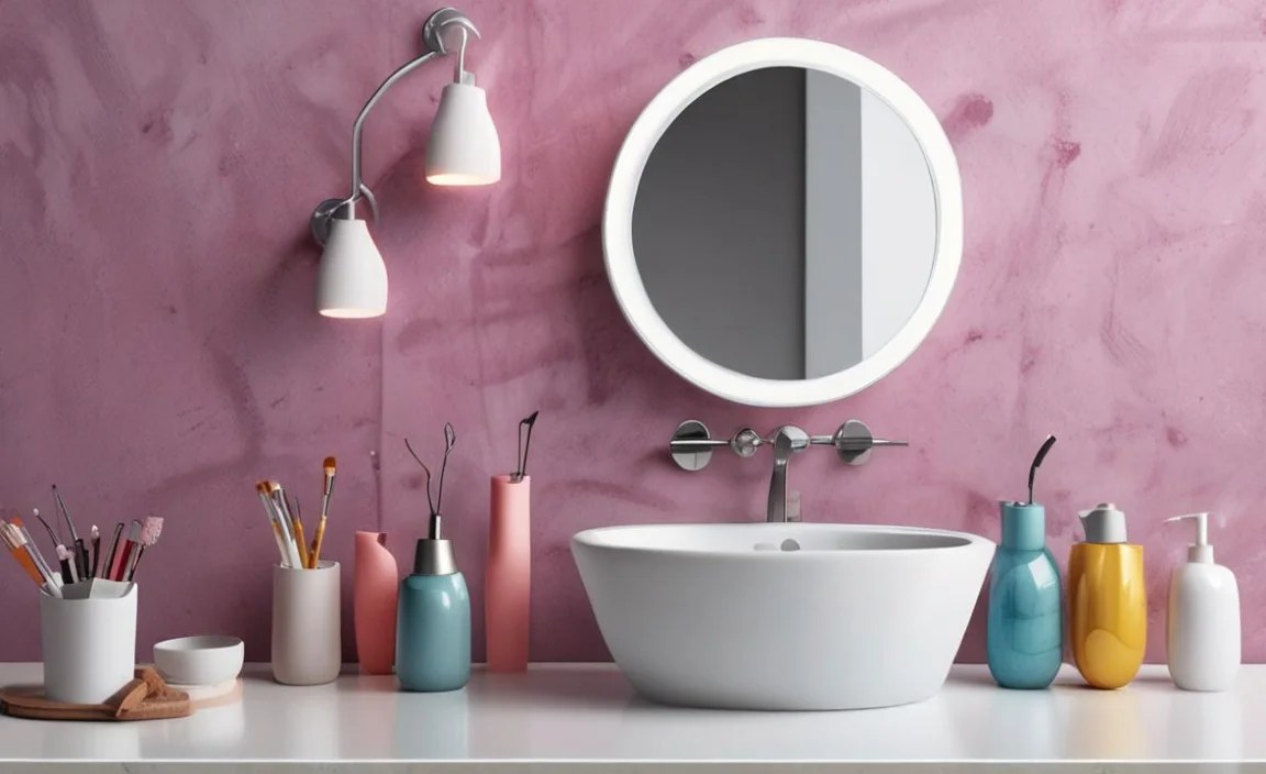 Colorful Bathroom Accessory Sets: Essential Glamor