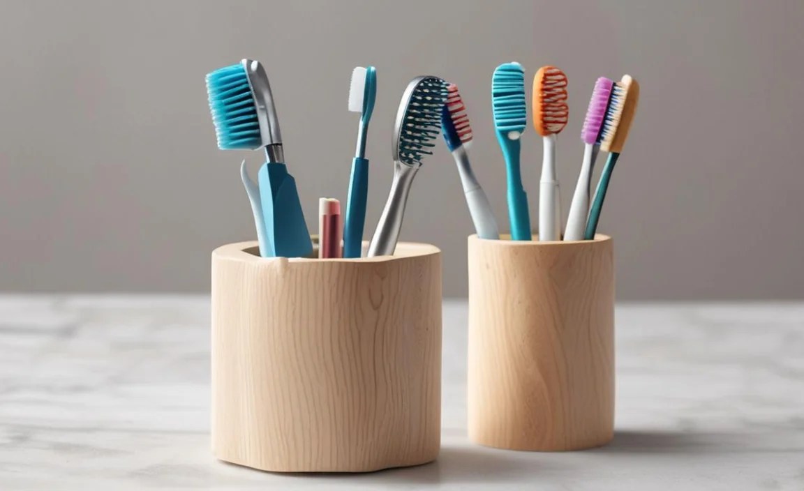 Common Materials for DIY Toothbrush Holders: