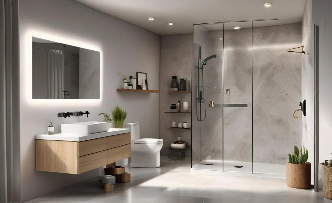 Compact Toilets and Pedestal Sinks
