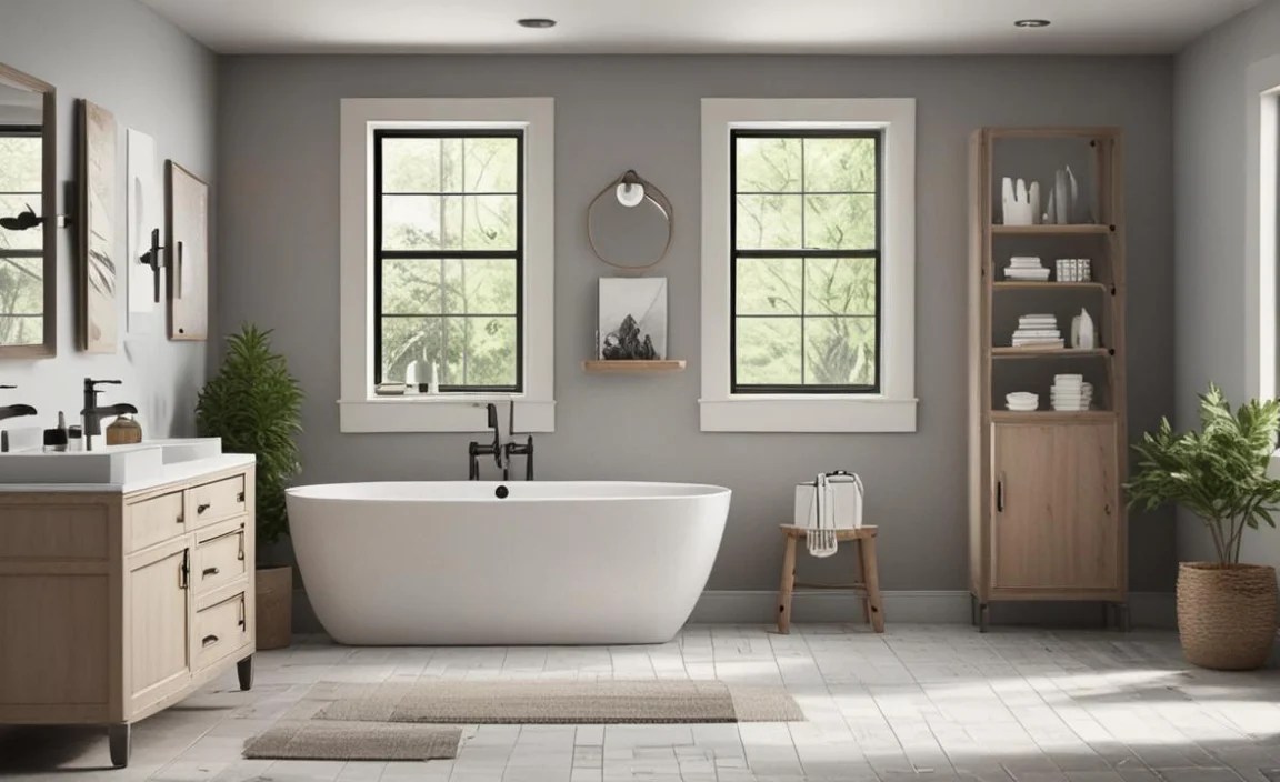 Coordinate with Other Bathroom Elements