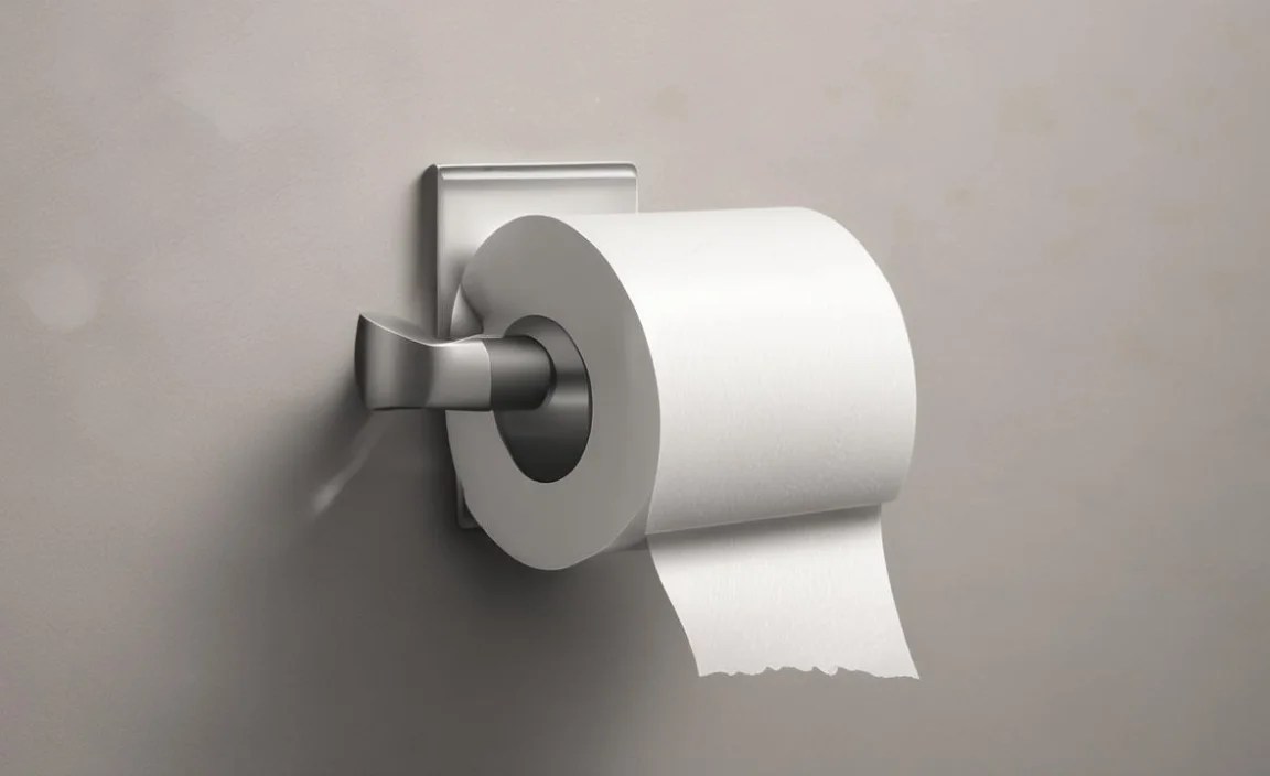 Corner or Niche Shelves with Integrated Roll Holders
