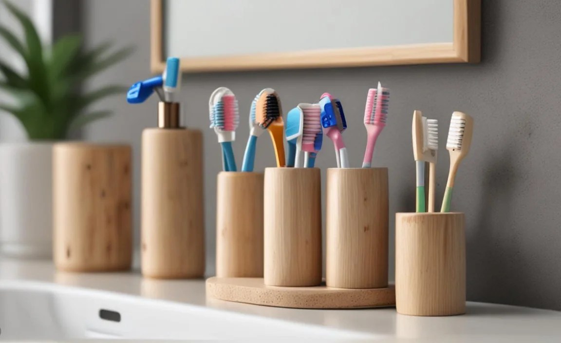 Countertop Toothbrush Holders: Classic and Convenient
