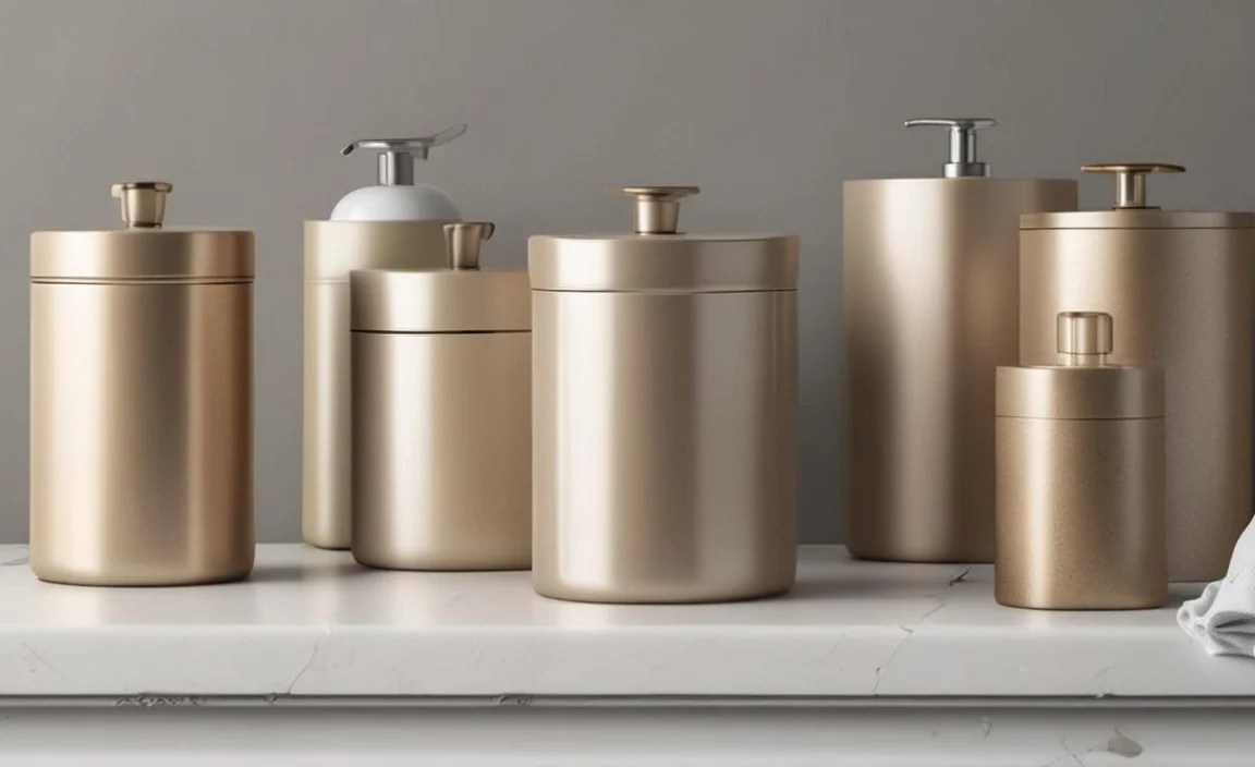 Decorative Bathroom Canisters: Your Essential Set