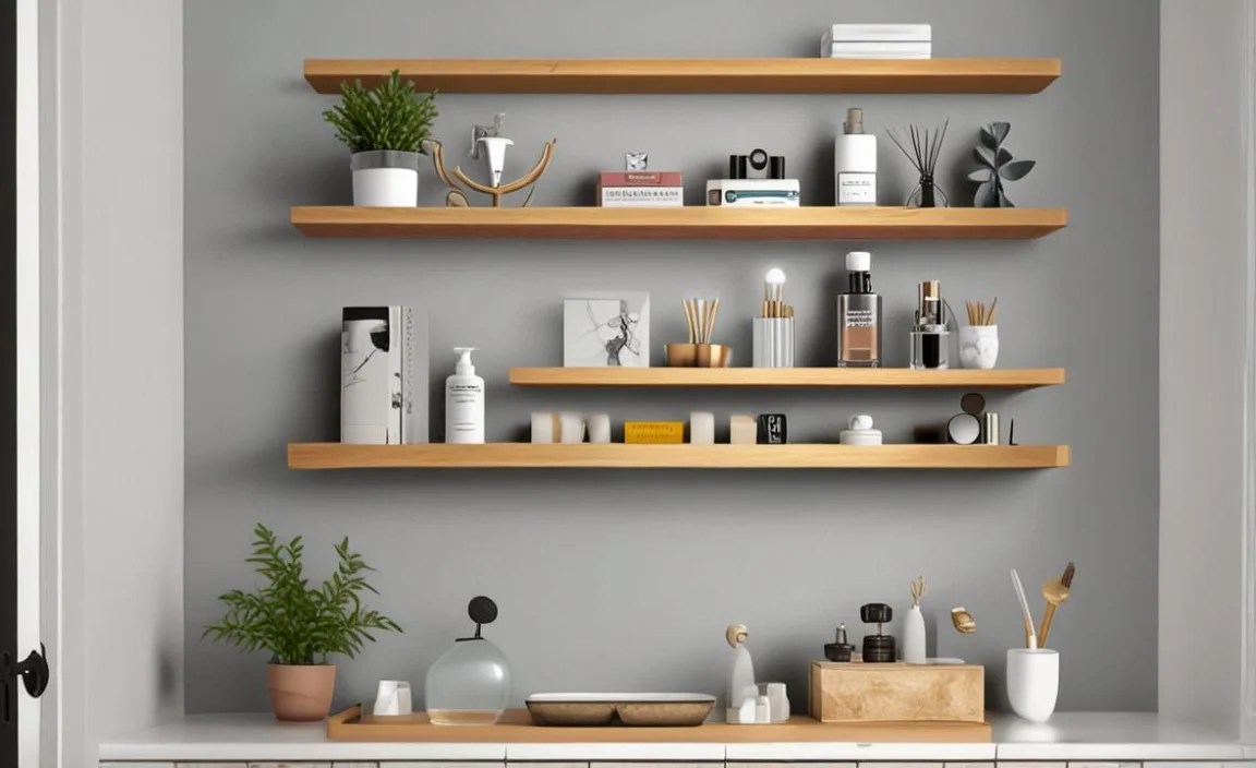 DIY Colorful Bathroom Shelf Projects for Beginners