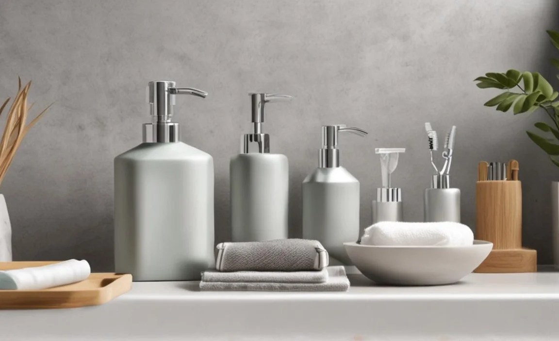 DIY Plastic Bathroom Accessory Set Ideas & Projects