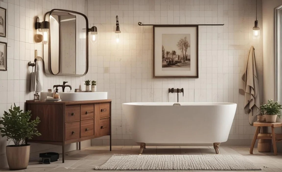 DIY Projects for a Custom Vintage Bathroom Look