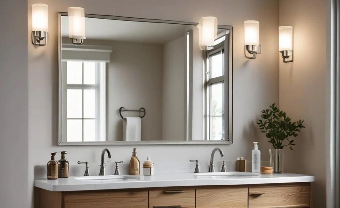 DIY Wood Frame for a Frameless Mirror