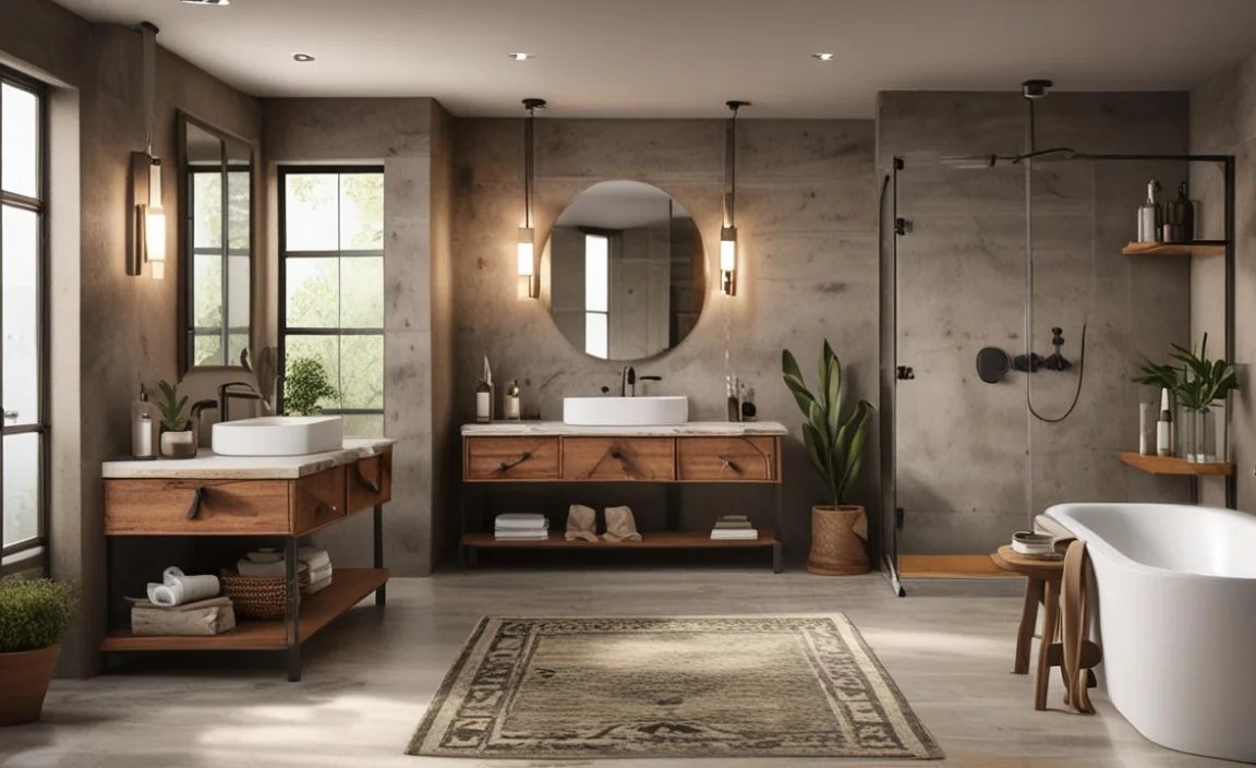 Essential Rustic Bathroom Accessories for a Hotel Feel