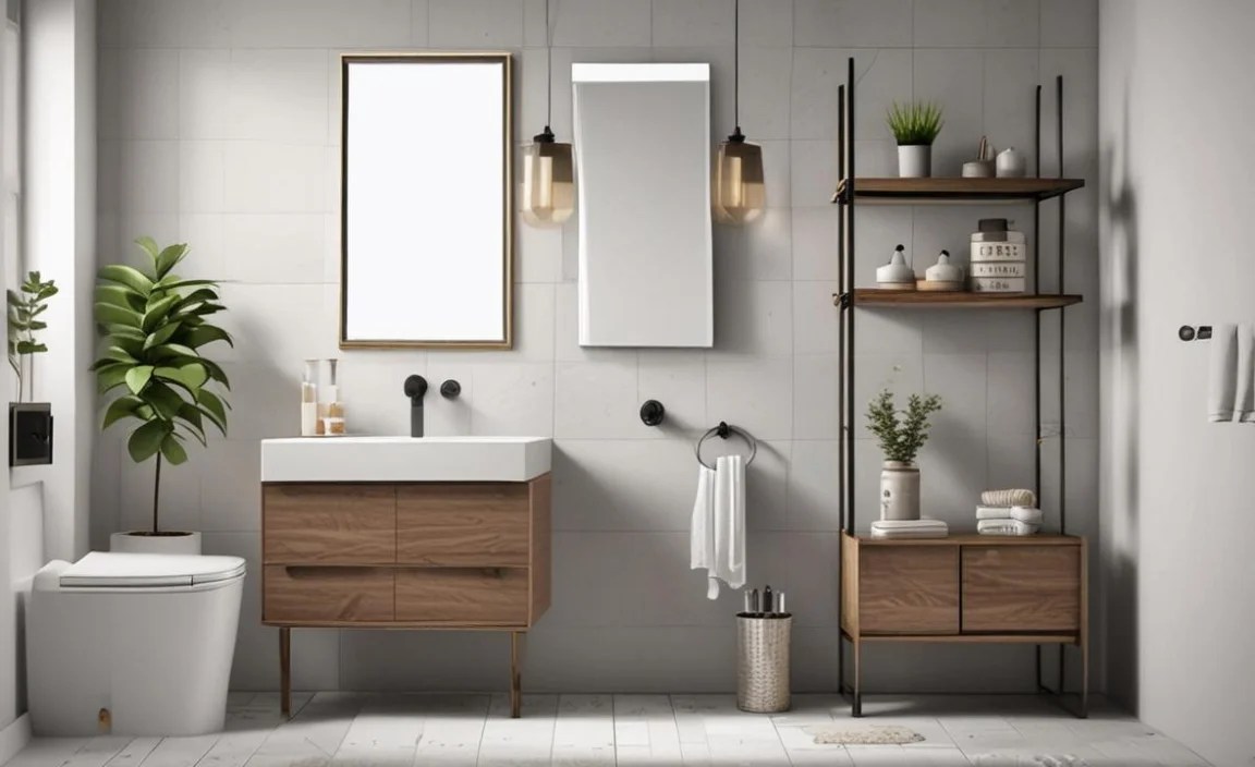 Floating Shelves and Vanities: