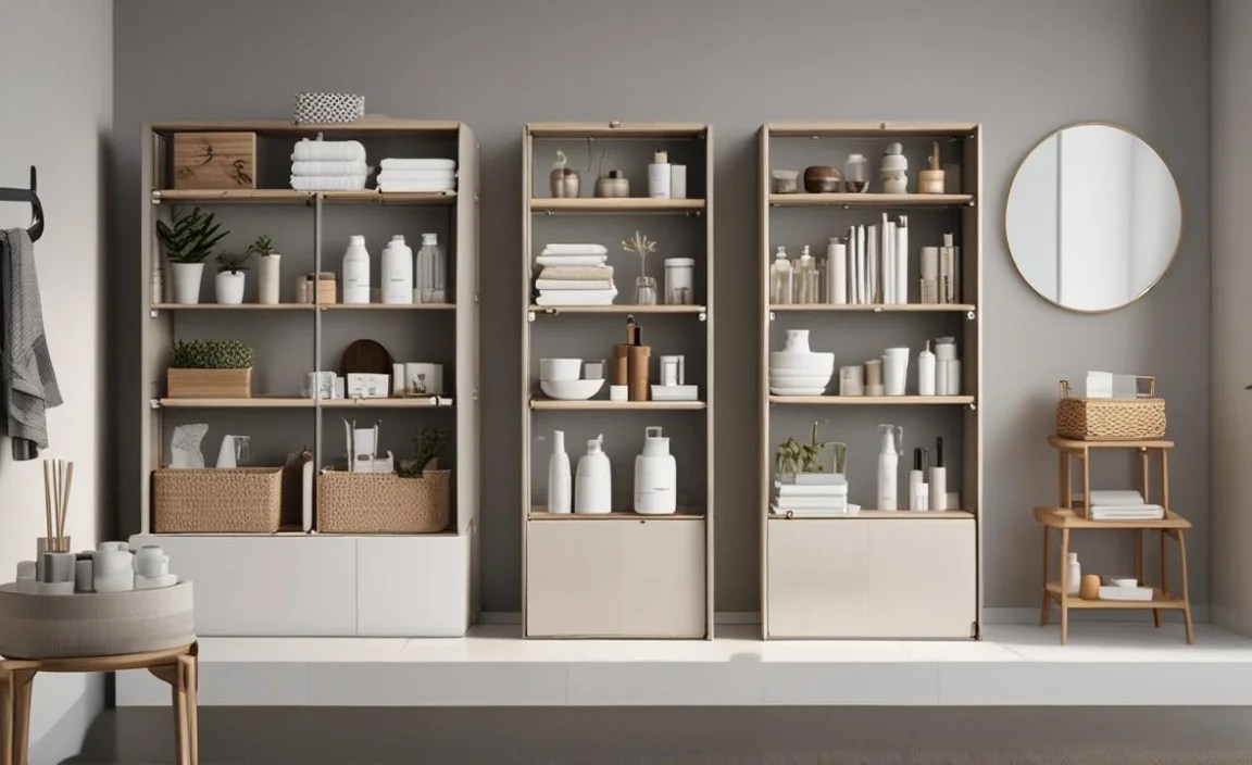 For Shelves (Open or Closed):