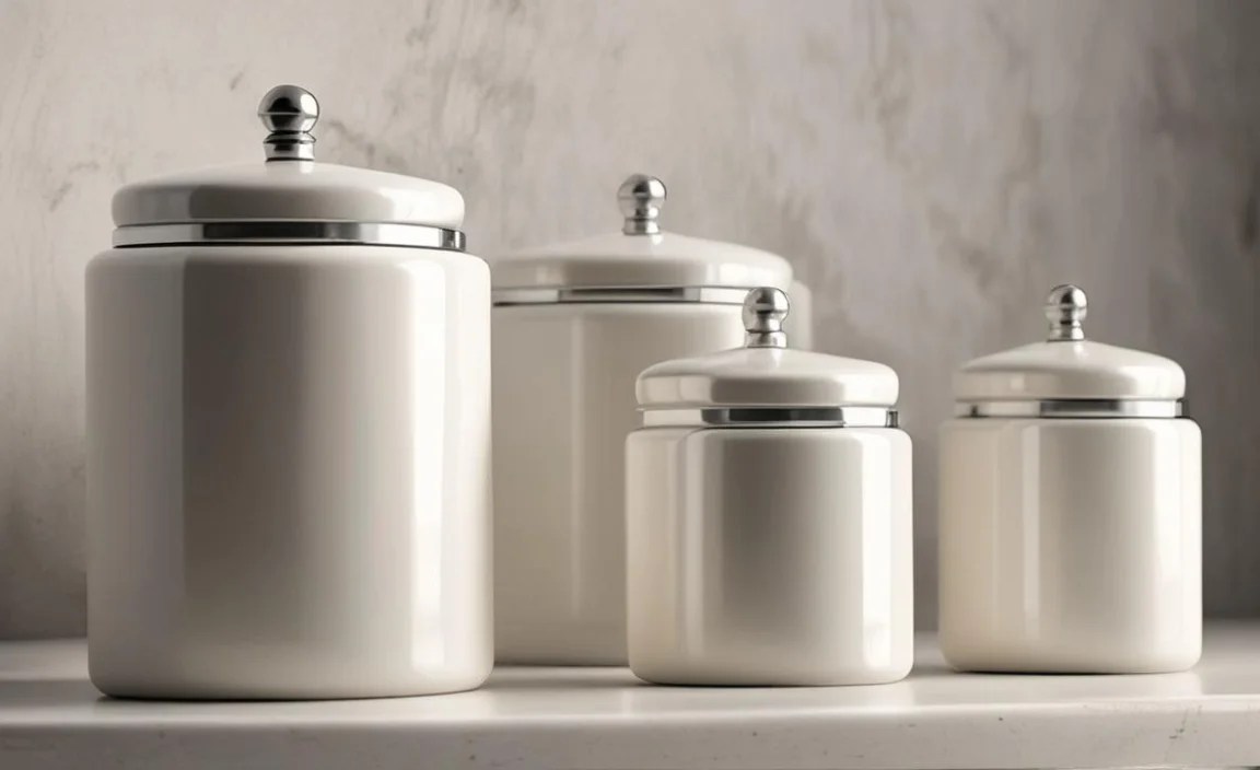 General Storage Jars with Lids