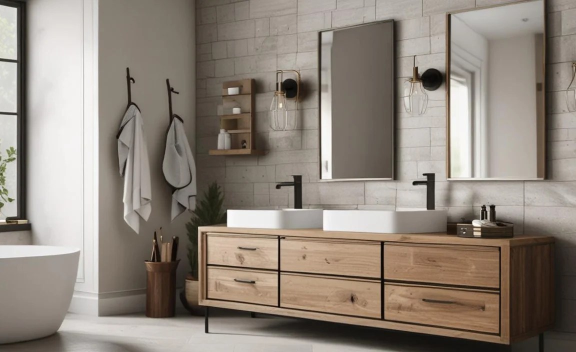 Genius Buys: Affordable Rustic Bathroom Accessories