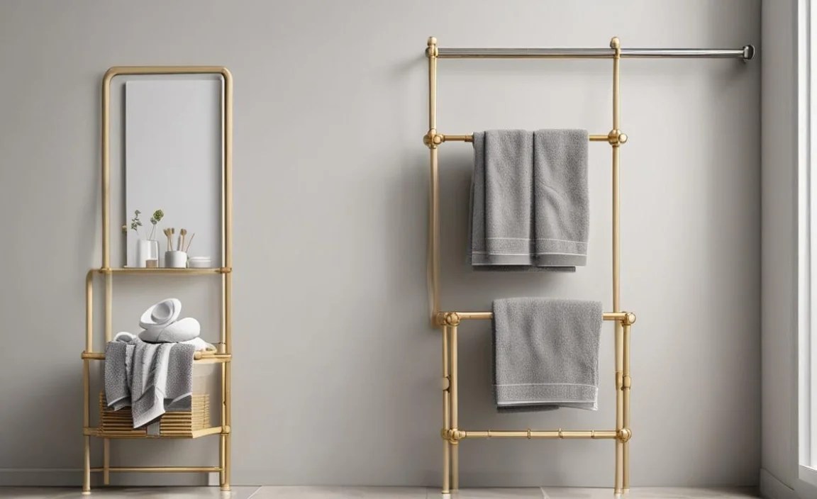 Genius Hacks for Maximizing Towel Rack Utility in Small Spaces